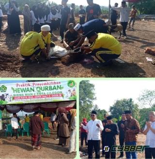 Praktik Penyembelihan Hewan Qurban, MAN 2 Kota Cilegon Tanamkan Nilai Keikhlasan dan Kepedulian Sosial