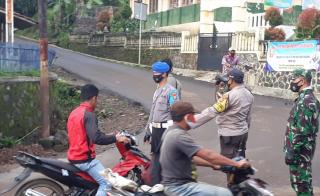 Tiga Pilar Kecamatan Tanjung Medar Sumedang, Gelar Operasi Yustisi