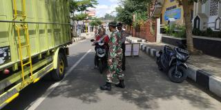 Polres Ciamis Operasi Yustisi Penegakan Disiplin Menggunakan Masker