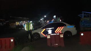 Cegah Penyebaran Virus Corona,Polres Indramayu Tutup Empat Titik Keramaian 