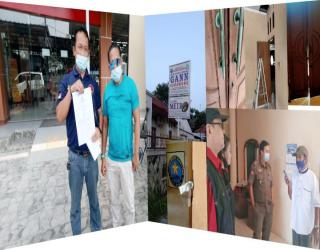 Pimred Nuansametro Bersama Pengurus DPC GANN Karawang Laporkan Pengrusakan Kantornya ke Polres Karawang 