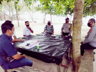 Kapolsek Sidomulyo Monitoring Taman Wisata Yang Ada di Desa Suak