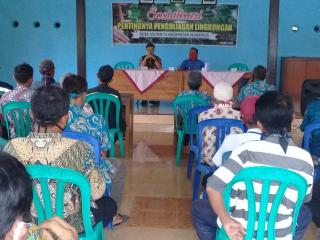 Dinas Lingkungan Hidup Kabupaten Cilacap  Mensosialisasikan Pentingnya Penghijauan Lingkungan