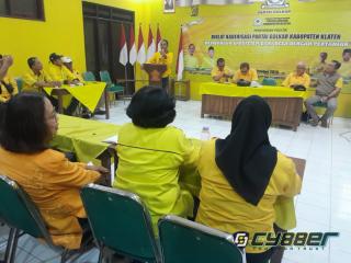 Golkar Klaten Gelar Diklat Kader Desa, Bidik 10 Kursi Lewat Program Serbu Desa
