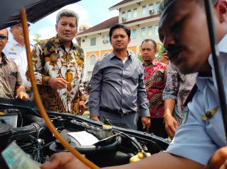 Pemkab Aceh Utara Gelar Apel Pemeriksaan Kendaraan Dinas