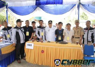 Bupati OKU Bersama Forkopimda Tinjau Pelaksanaan Pilkades Serentak