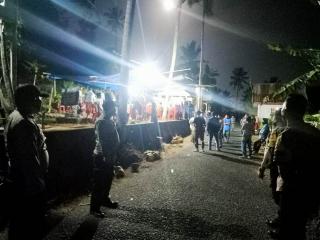 Personil Gabungan Polsek Bontomatene dan Polres Selayar Bersinergi, Amankan Giat Kampanye Pasangan Zas