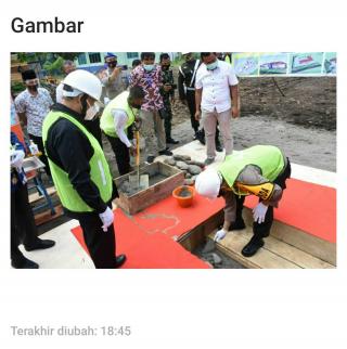 Peletakan Batu Pertama Pembangunan Gedung Satlantas Polres Lubuklinggau