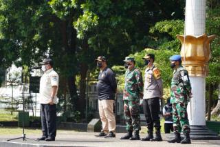 Pemkab Garut Laksanakan Gelar Apel Pasukan Persiapan PPKM Darurat