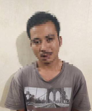 Asyik Nyabu Digubuk Kebun Duren, RA Diamankan Polisi