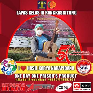 Gerakan Peningkatan Produktivitas Napi Lapas Rangkasbitung: Aku Beli Produk Napi