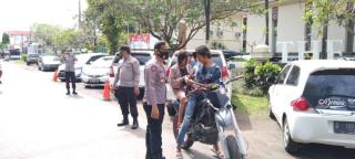 Polres Ciamis Tekan Angka Penyebaran Covid-19 di Wisata Pangandaran