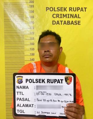 Pengungkapan DPO Kasus Narkoba jenis Sabu dan Ganja oleh Tim Opsnal Polsek Rupat Polres Bengkalis