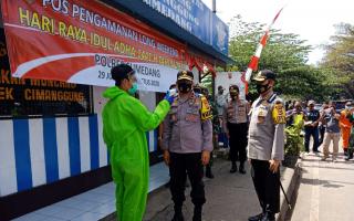 Wakapolda Jabar Cek Kesiapan Pengamanan Idul Adha 2020 di Kabupaten Sumedang