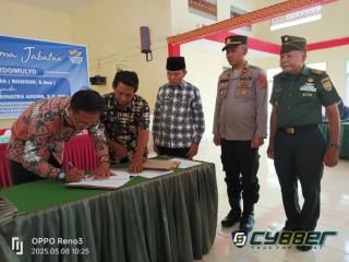 Sertijab Camat Sidomulyo, Rohidin Digantikan Fran Sinatra Adung