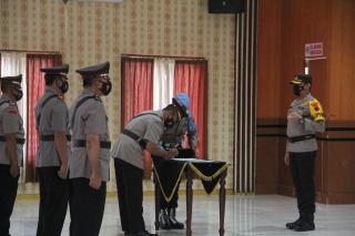 Polres Klaten Melaksanakan Upacara Serah Terima 7 Jabatan Kapolsek