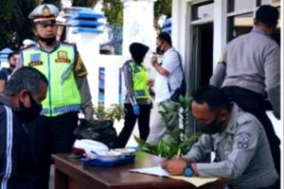 Polres Garut Gelar Ops Yustisi Covid-19 Tahun 2020 Secara Serentak