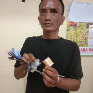 Kembali Jual Shabu, Mantan Napi Narkoba, Diringkus Ops Reskrim Polsek Dolok Masihul