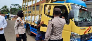 Polsek Rajadesa Laksanakan Oprasi Yustisi Stasioner di depan Kecamatan Rajadesa