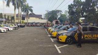 Kapolres Ciamis Pimpin Upacara Persiapan PPKM Darurat 