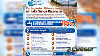 Air Baku Sungai Batanghari Keruh, Perumdam Tirta Mayang Lakukan Penyesuaian Pengaliran  