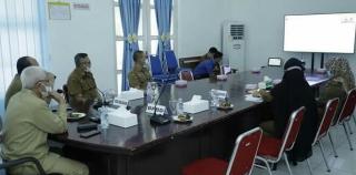 Pemerintah Kabupaten Asahan Ikuti Rapat Koordinasi Satgas Covid-19 Virtual Dengan Gubernur Sumatera Utara