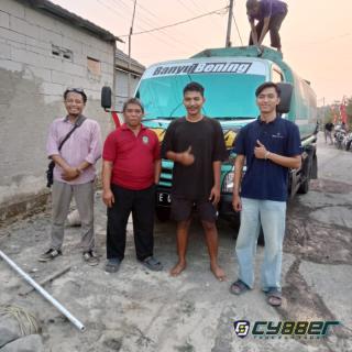 Bulan Bakti sosial Ke- 66, Bekerjasama dengan PT Banyu Putra Mahkota, Karang Taruna Kasokandel Berikan Bantuan Ari Bersih
