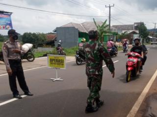 Tiga Pilar Kecamatan Cisitu Gelar Ops Yustisi