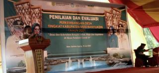 Giat Evaluasi Perkembangan Desa Tingkat Kabupaten Musi Banyuasin 2021