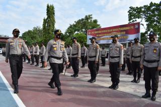 Ratusan Personel Resmi Digeser Dalam Rangka Pengamanan TPS