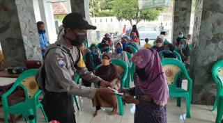 Polsek Jatigede Tetap Siaga Kawal Penyaluran BLT DD Tahap III