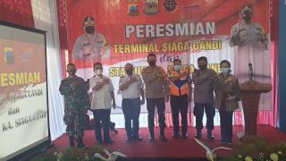 Peresmian Stasiun Dan Terminal Siaga Candi Oleh Kapolres Klaten