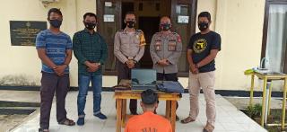 Jadi Pelaku Curat di Kantor Kecamatan, Seorang Pemuda Ditangkap Polsek Gedung Aji