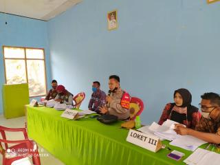 Polsek Pamarican Melaksanakan Monitoring Penyaluran Bantuan Langsung Tunai (BLT)