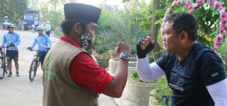 Gelar Gowes Bersama, Danlanud Rsn Sambangi Agrowisata Milik Ketua NU Riau