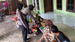 Kegiatan Trauma Healing Polwan Patko Sabhara Polres Indramayu Polda Jabar