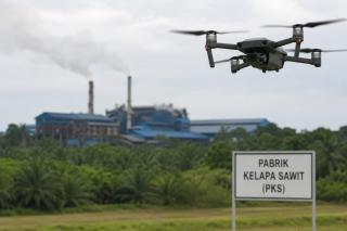 Ambil Foto PKS dengan Drone Tanpa Ijin, Yayasan Riau Madani Dilaporkan ke Polda Riau