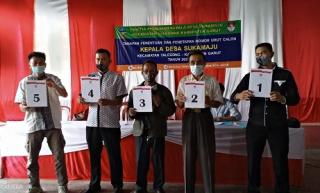Pengundian Calon Kepala Desa Sukamaju Sukses Tanpa Ekses