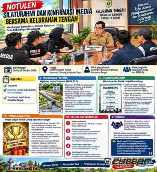PETISI 26 dan Media Soroti Drainase, Hadiah Lomba, Hingga Polemik Pasar Cikema di Kecamatan Cibinong 