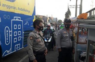 Polresta Bogor Kota Disiplinkan Pengguna Angkutan Umum