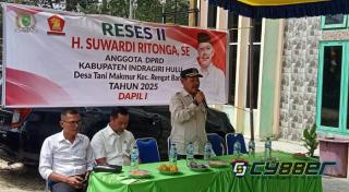 H. Suwardi Ritonga Serap Aspirasi Warga Saat Reses II di Dapil I