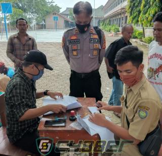 Polsek Gantar Lakukan Pendampingan BNI 46 untuk Distribusi KKS