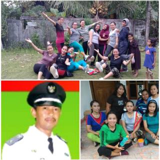 Rianti Widodo Pemandu Senam Aerobic di desa Pegadingan Kecamatan Cipari Kabupaten Cilacap