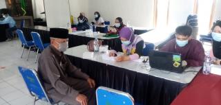 Desa Pasawahan Laksanakan Vaksinasi Covid-19 untuk Lansia Tahap Pertama