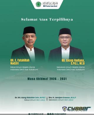 KH. E Fatahillah Nadziri, Terpilih Menjadi ketua MUI Kabupaten Sukabumi