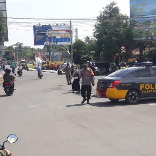 Kapolsek Pangandaran Pimpin Langsung Oprasi Yustisi