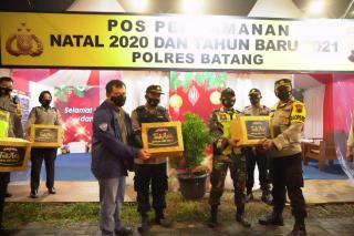 Kapolda Jateng Lakukan Monitoring Kesiapsiagaan Petugas Pos Pam Rest Area Tol Batang