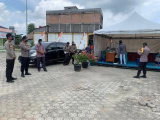 Antisipasi Libur dan Cuti Bersama, Kapolres Inhu Tinjau Kesiapan Pos Cek Poin Covid-19