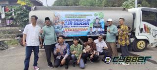 MAN 2 Kota Cilegon Salurkan Dua Tangki Air Bersih untuk Warga Gunung Batur