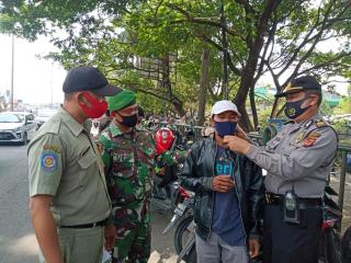 Terapkan Disiplin Protokol Kesehatan, Forkopimcam Cibinong Sosialisasikan 3M
